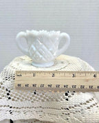 Vintage westmoreland thumbelina milk glass miniature creamer