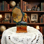 Limoges france gramophone porcelain trinket box peint main marque déposée