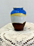 Japanese satsuma style miniature vase, dating to the "occupied japan" era