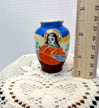 Japanese satsuma style miniature vase, dating to the "occupied japan" era