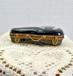 Limoges "violin and case" paris france marque deposee