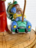 Rochard limoges children’s carnival ride carousel porcelain trinket box