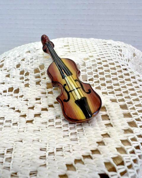Limoges "violin and case" paris france marque deposee