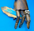 Statement Ring: Vintage Faux Pearl Design, Silver Finish,