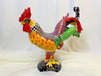 Sharon neuhaus poultry in motion mardi gras rooster figurine
