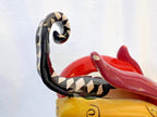 Sharon neuhaus poultry in motion mardi gras rooster figurine
