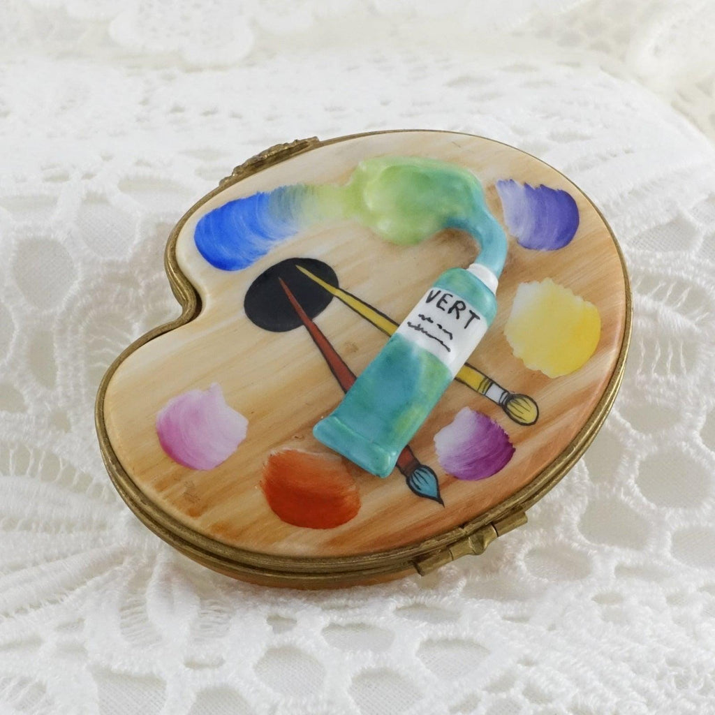 Limoges marque deposse signed painters palette