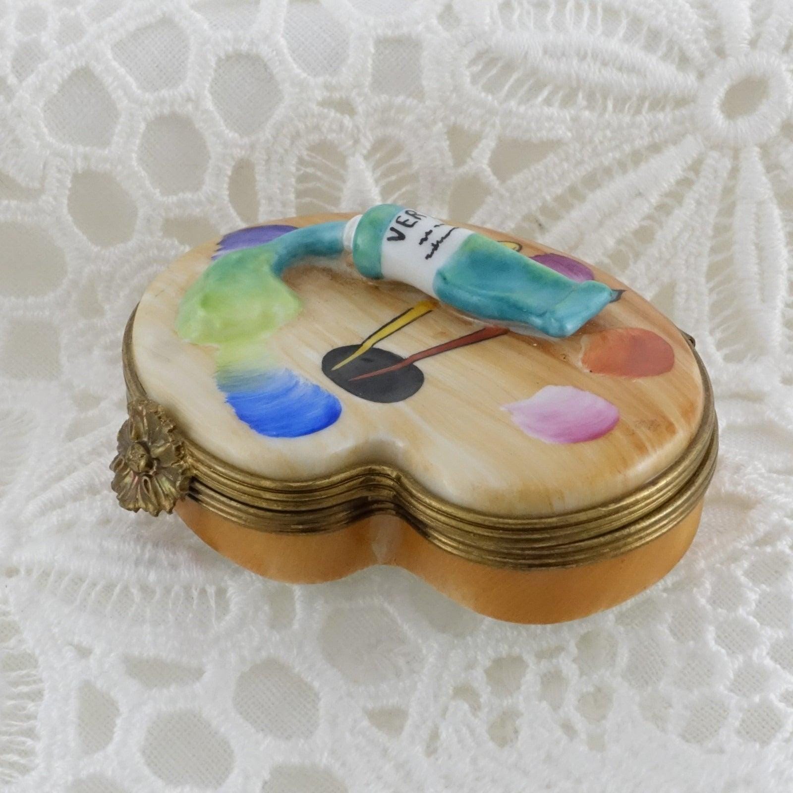 Limoges marque deposse signed painters palette