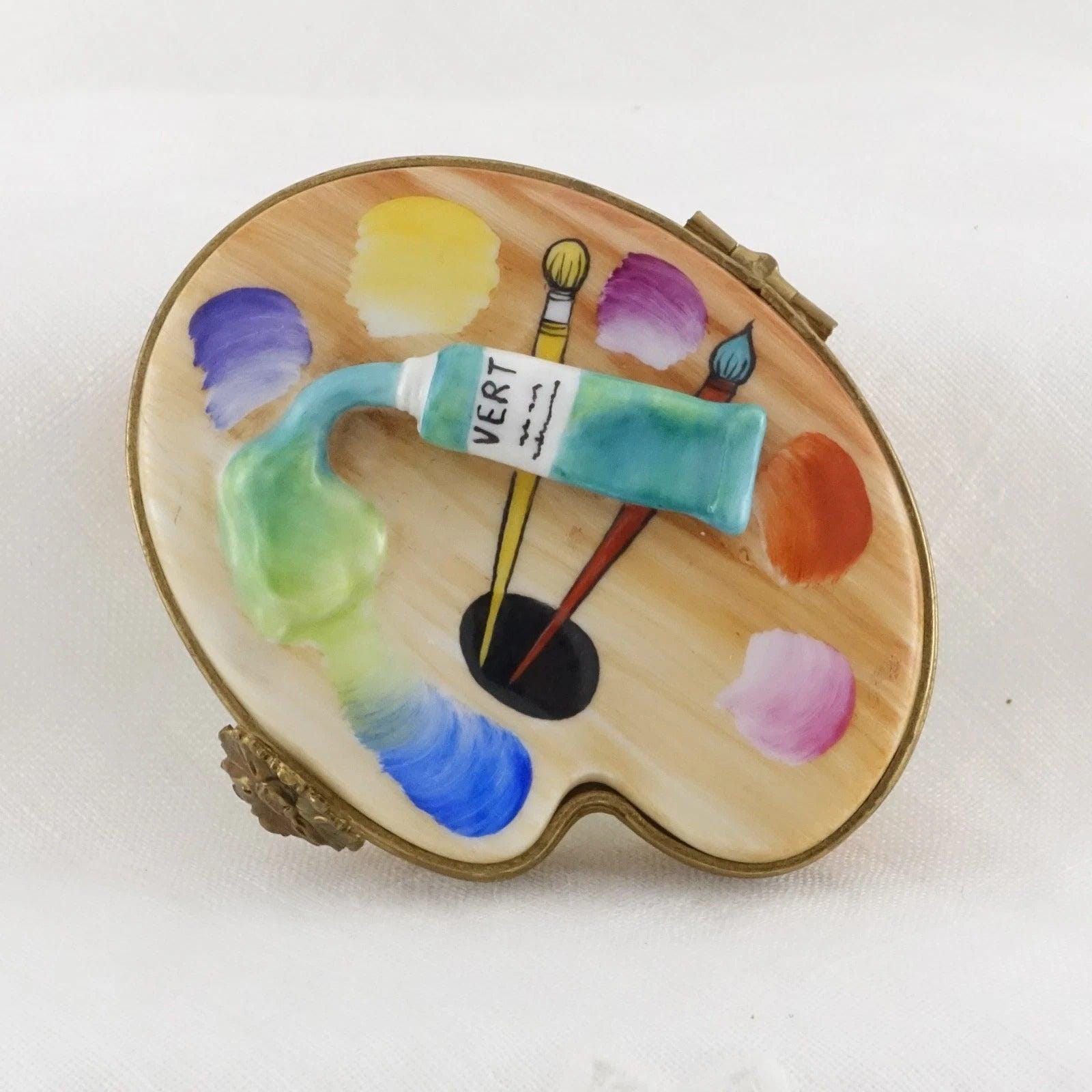 Limoges marque deposse signed painters palette
