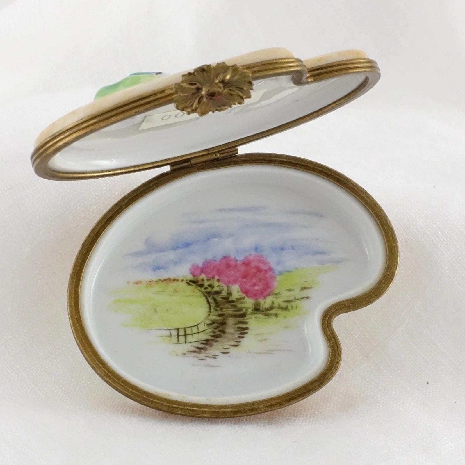 Limoges marque deposse signed painters palette