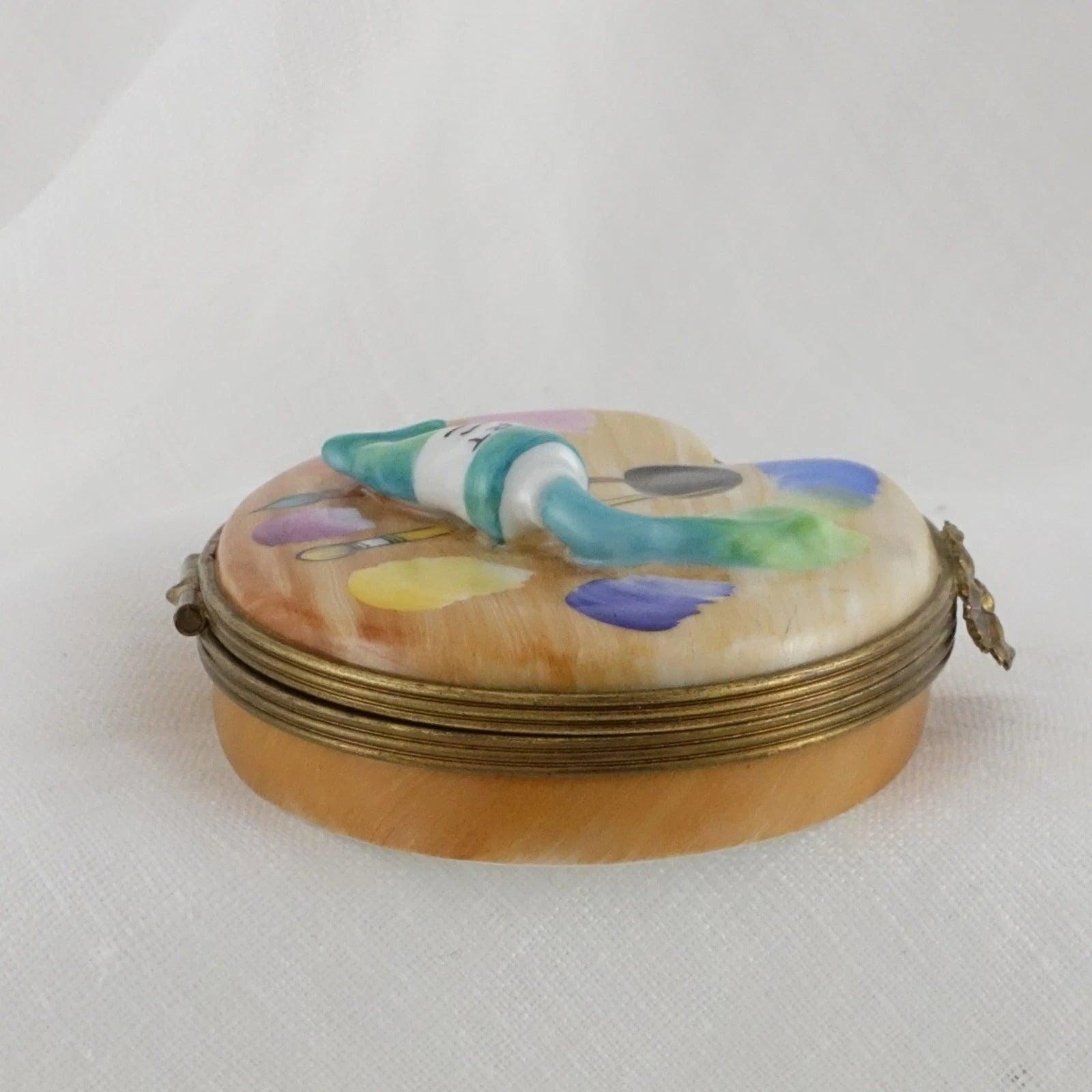 Limoges marque deposse signed painters palette