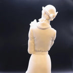 Giuseppe armani "lady with dog" figurine 0421f | florence italy porcelain sculpture