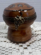 Limoges  " Champagne Cork Liquor Bottle Stopper" Trinket Box