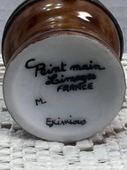Limoges  " Champagne Cork Liquor Bottle Stopper" Trinket Box