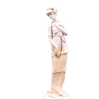 Giuseppe armani figurine: lady with gold necklace, 1987