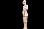 Giuseppe armani figurine: lady with gold necklace, 1987