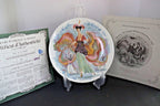 Art Nouveau Limoges Plate - Albertine by Paul Poiret, 1910