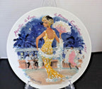 Art Deco Marlene Dietrich Plate - Vintage 1935 Limoges Porcelain