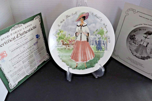 Sophie New Look Limoges Plate - Vintage 1947 Hand-Painted Porcelain