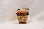 Limoges France Peint Main Egg Basket Trinket Box Hand Painted Porcelain