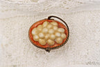 Limoges France Peint Main Egg Basket Trinket Box Hand Painted Porcelain