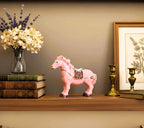 Keren Kopal Pink Horse Trinket Box, Jeweled Enamel Pony Keepsake Box, Swarovski Crystal Collectible Horse Figurine Gift