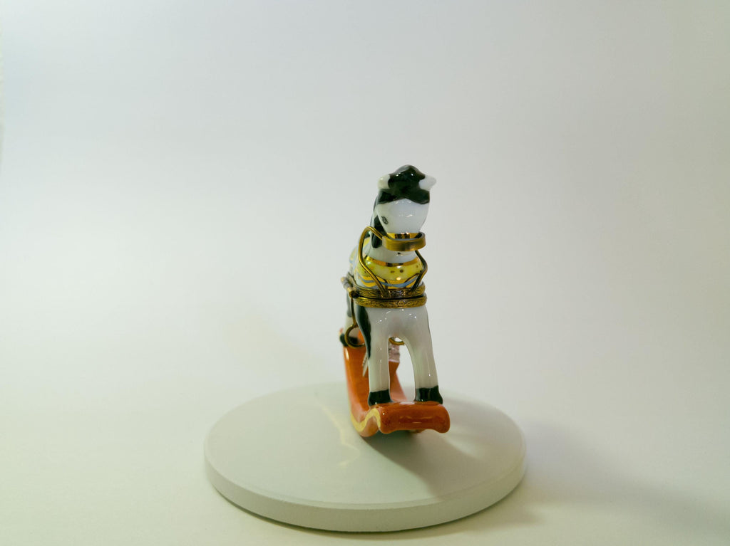 Rocking Horse with Gift Limoges Trinket Box