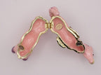 Keren Kopal Pink Horse Trinket Box, Jeweled Enamel Pony Keepsake Box, Swarovski Crystal Collectible Horse Figurine Gift