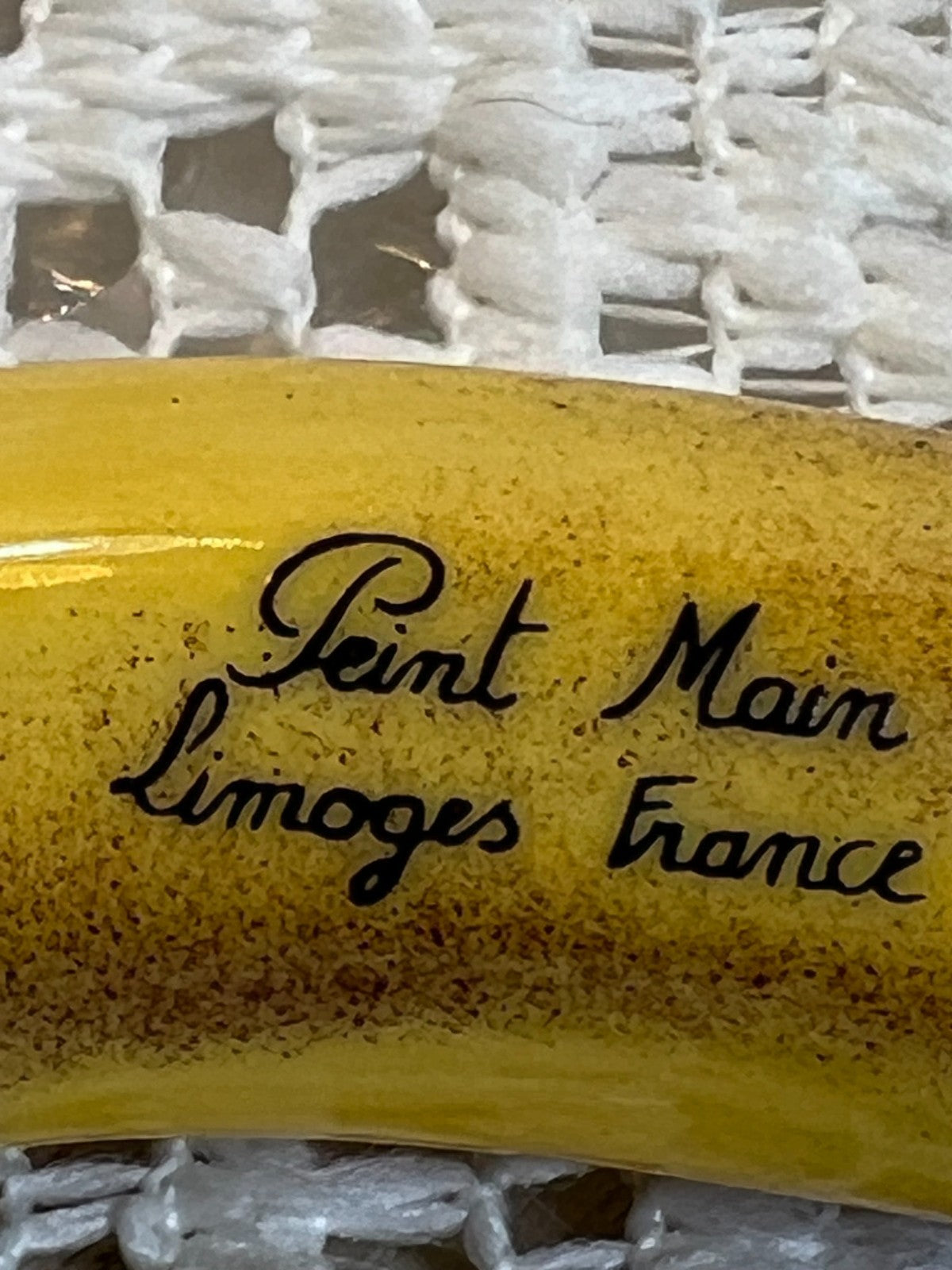 Limoges "Ripe Banana"