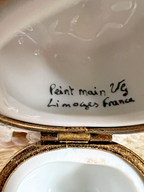 Limoges - Ripening Red Pepper trinket box - signed