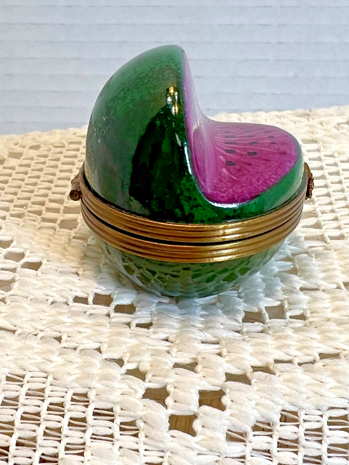 Limoges "Watermelon" - signed hand painted watermelon