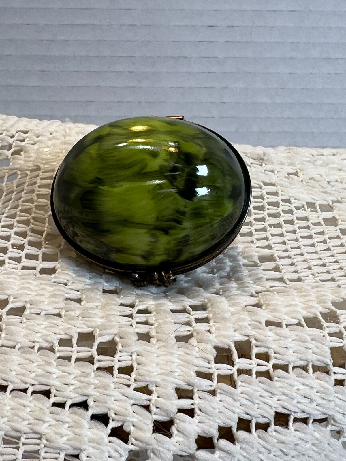 Limoges - Larger Watermelon - Trinket box - signed