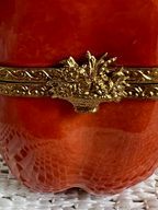 Limoges  Ripened Red Bell Pepper Trinket box - Eximious