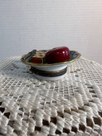 Limoges cheese plate trinket box damaged