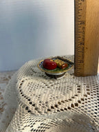 Limoges cheese plate trinket box damaged