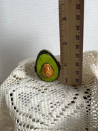 Limoges  trinket box small Avacado