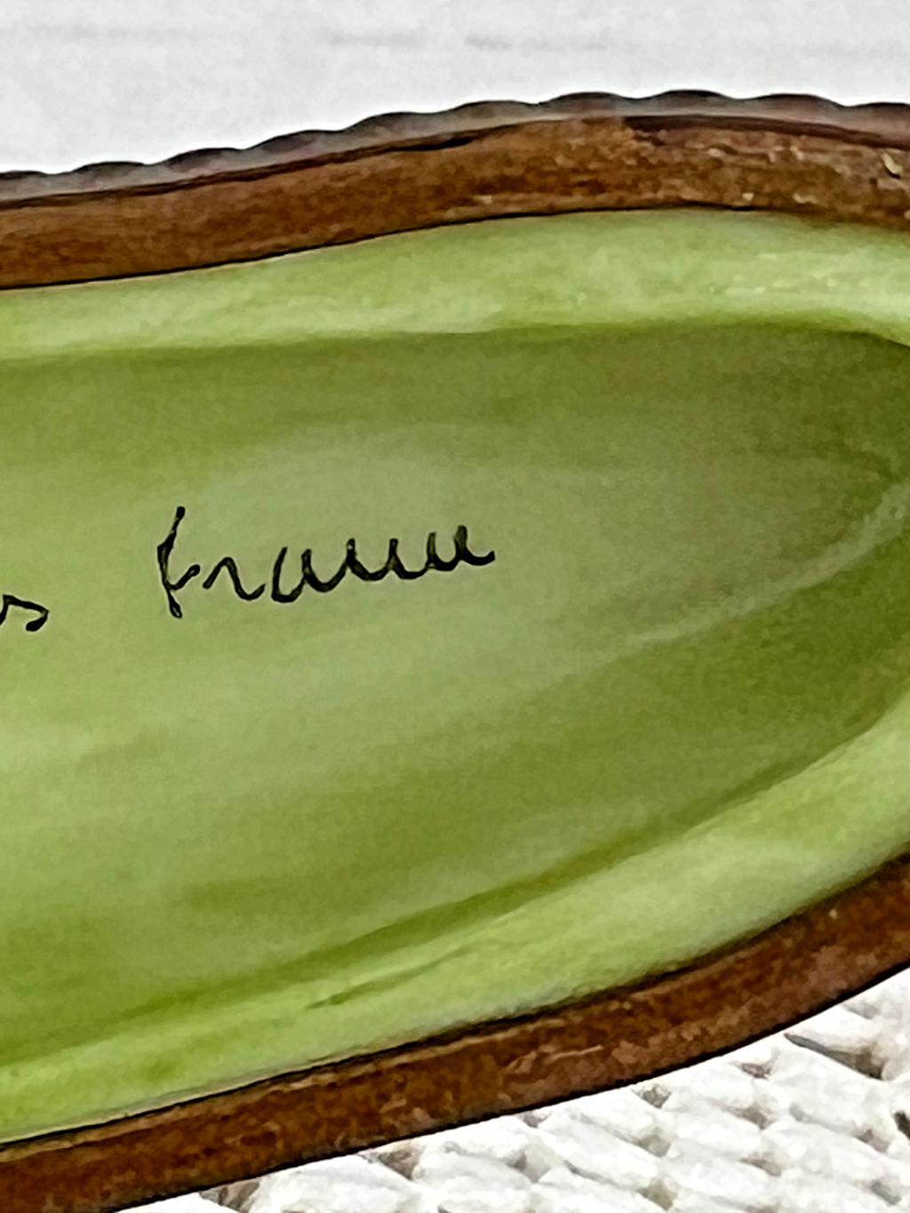 Limoges Trinket Box - Peas in a Pod