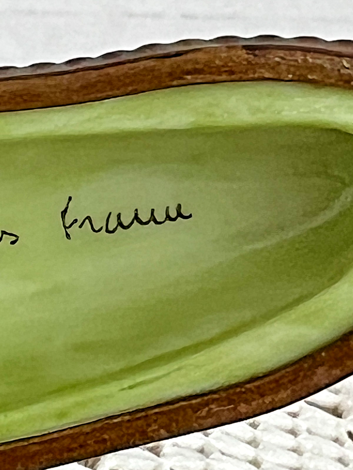 Limoges Trinket Box - Peas in a Pod