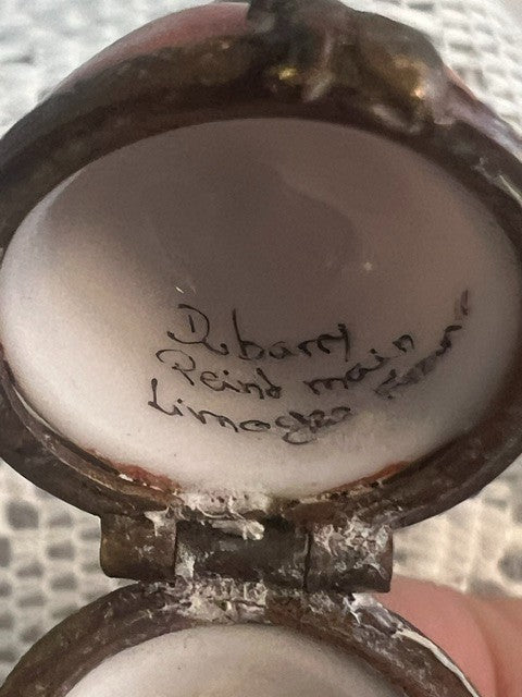 Limoges Dubarry mini Carrot trinket box - darling