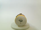 Eximious Limoges circus elephant on drum trinket box, hand painted French porcelain collectible