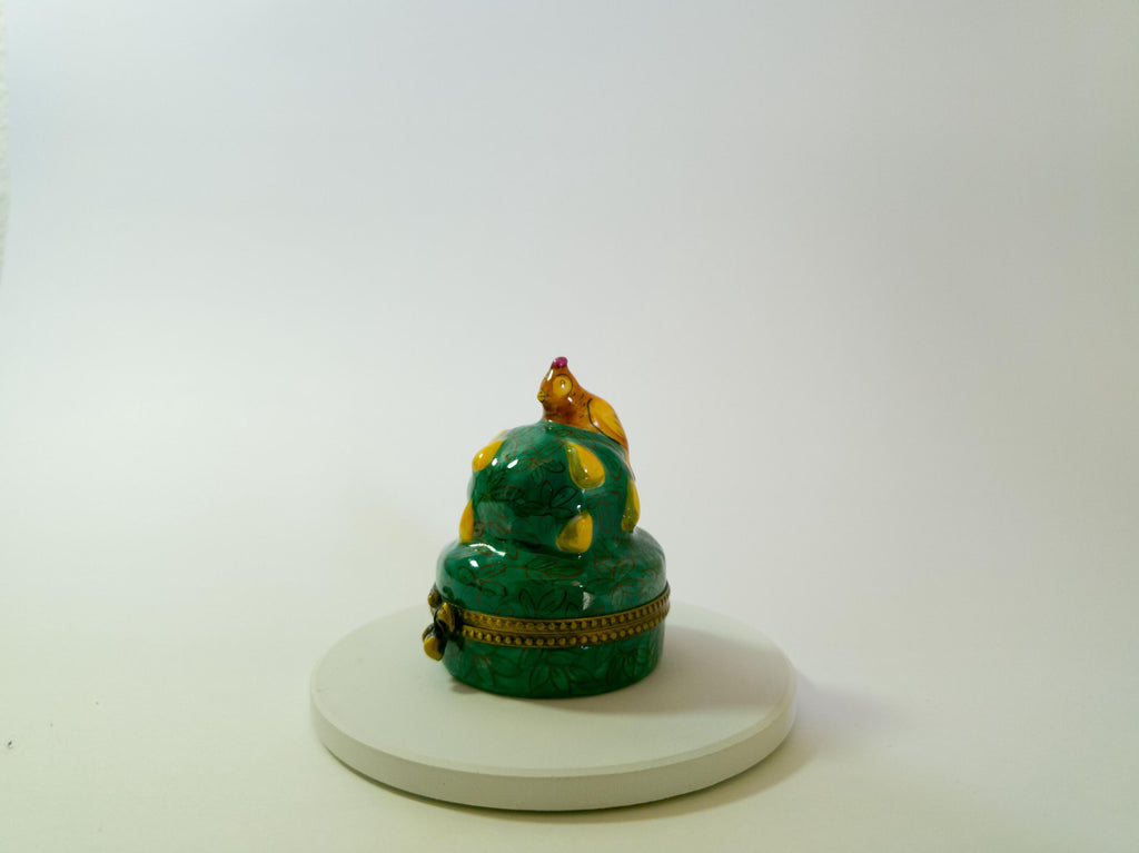Partridge in a pear tree trinket box, 12 Days of Christmas Theme