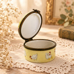 Three French Hens Limoges trinket box, 12 Days of Christmas