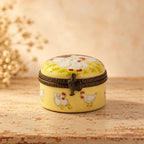 Three French Hens Limoges trinket box, 12 Days of Christmas