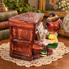 Retro ceramic piano player musical coin bank, Put Another Nickel In, Hand-painted novelty collectible