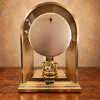 Seiko quartz anniversary mantel clock with gold-tone arch