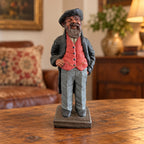 Fiddler on the Roof Judaica figurine, Sam Bernardi Tevya folk art sculpture, numbered special edition