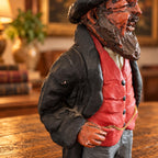 Fiddler on the Roof Judaica figurine, Sam Bernardi Tevya folk art sculpture, numbered special edition