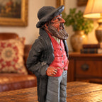 Fiddler on the Roof Judaica figurine, Sam Bernardi Tevya folk art sculpture, numbered special edition