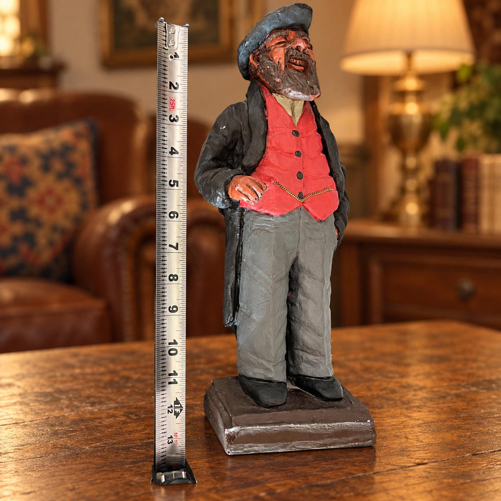 Fiddler on the Roof Judaica figurine, Sam Bernardi Tevya folk art sculpture, numbered special edition
