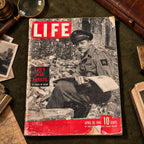Vintage LIFE magazine April 30, 1945, Life's War Artists WWII historical issue